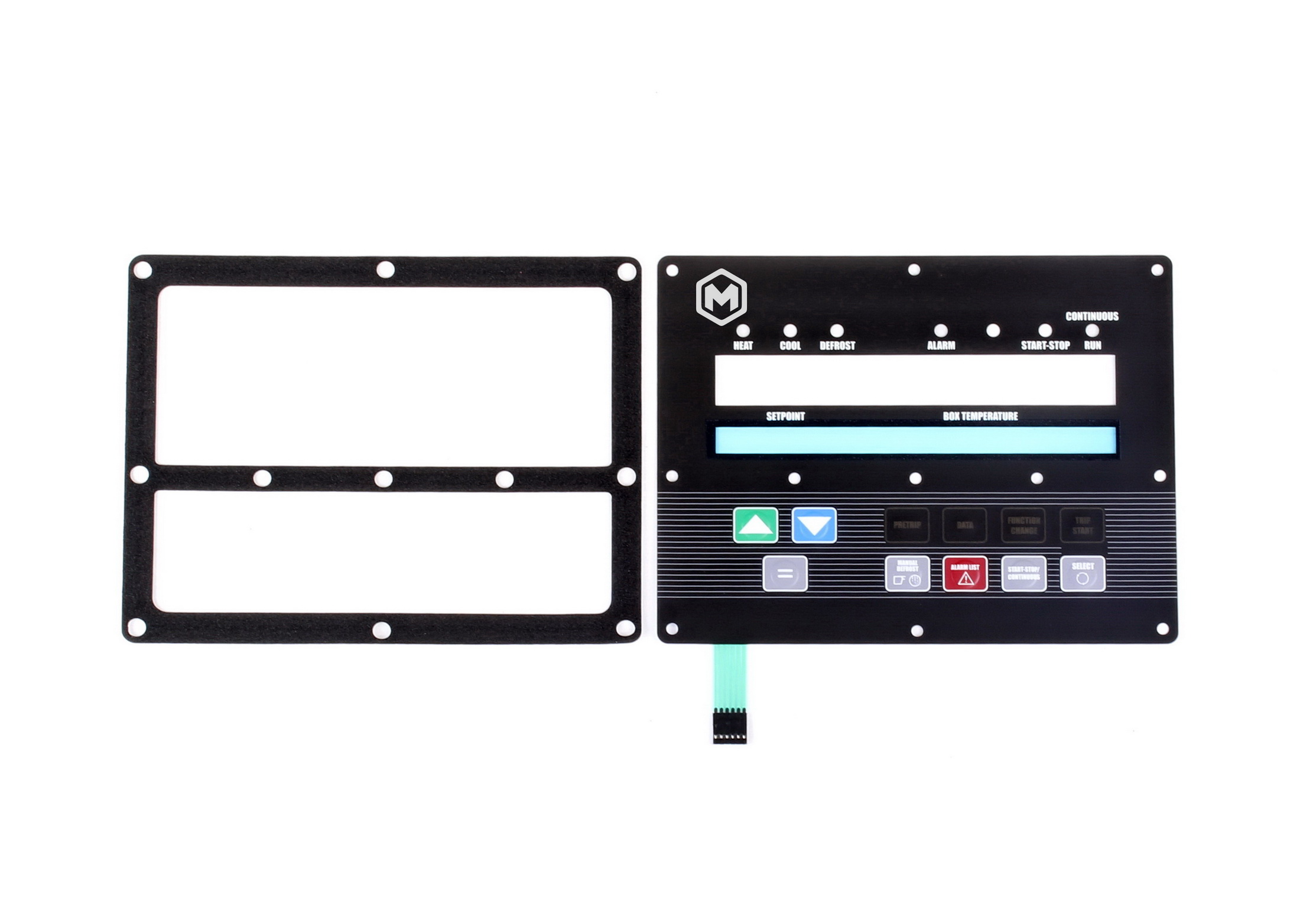 VECTOR KEYPAD WITH GASKET (MRD-76-50125-00)