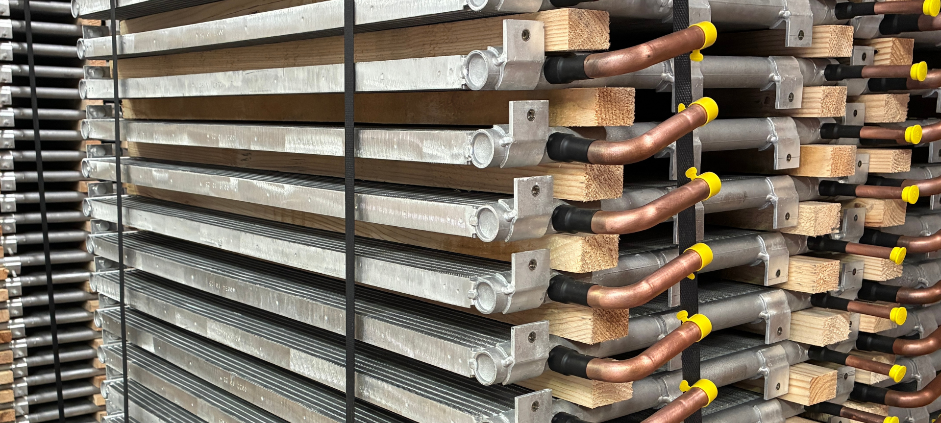 Vår senaste bulkorder av Thermo King® T-Serie kondensorer och kylare.